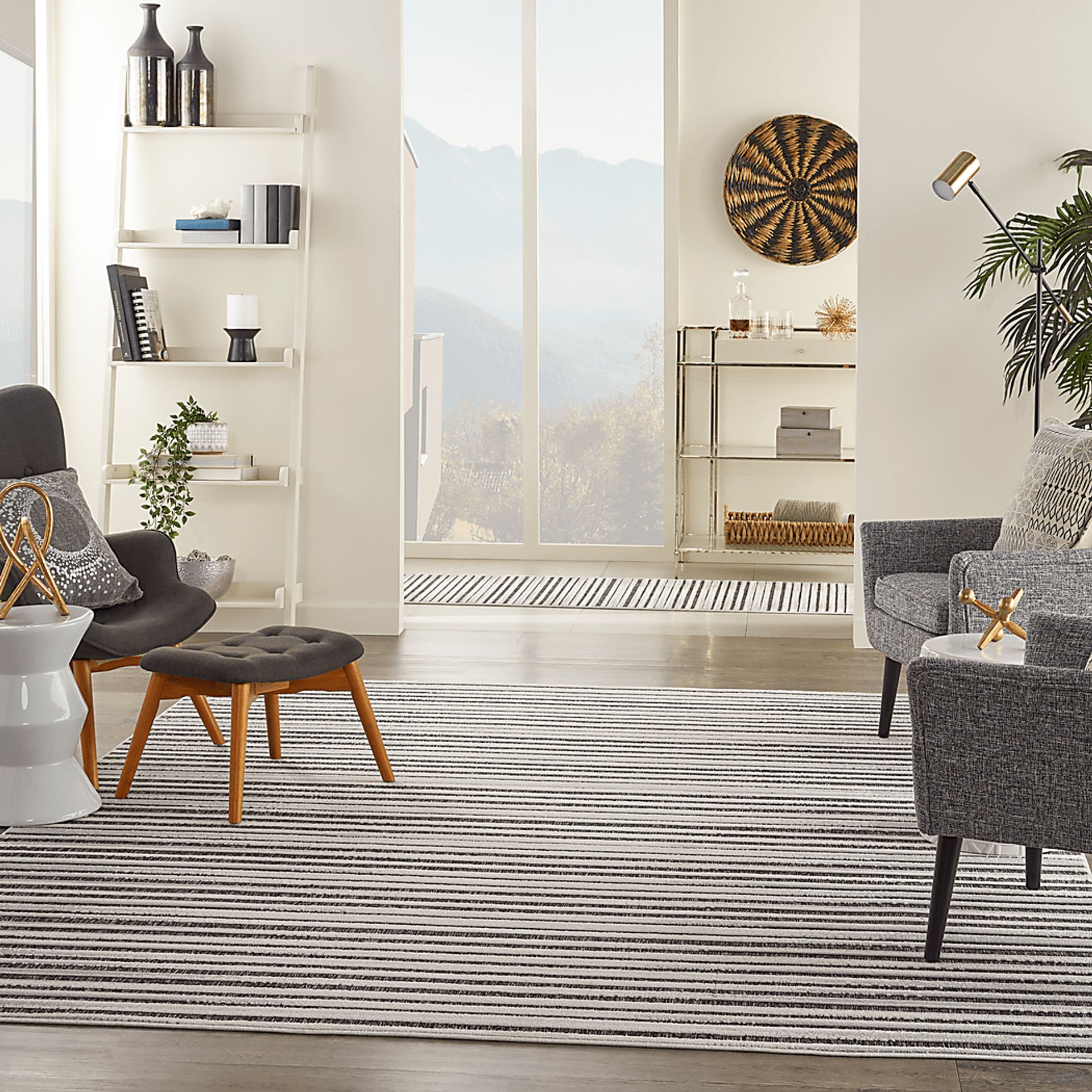 Jalia Dark Gray 8' x 10' Indoor/Outdoor Rug - Image 10