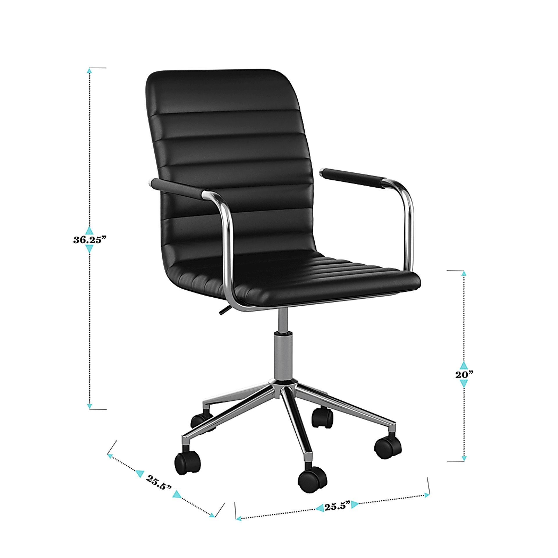 Jalowy Black Office Chair - Image 11