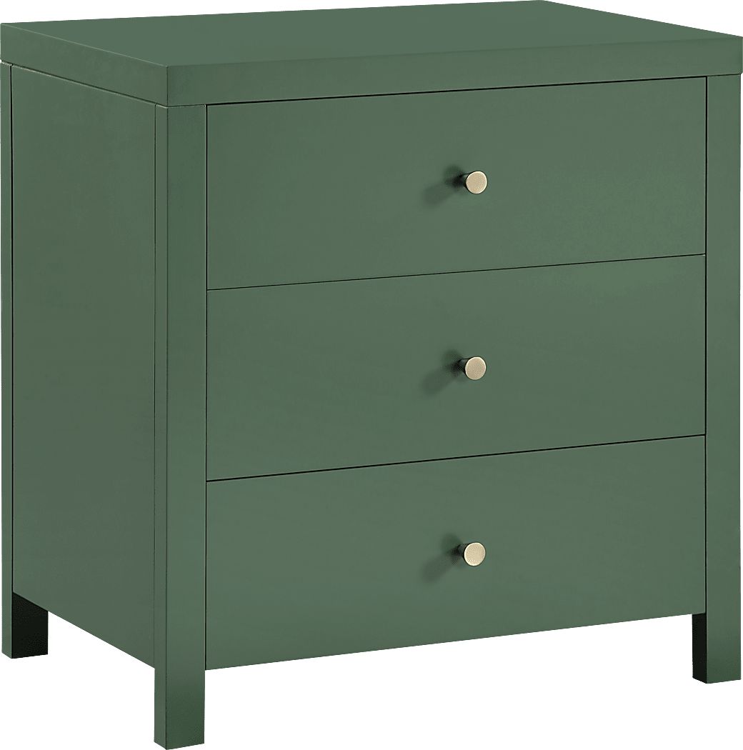 Jamaad Green Nightstand