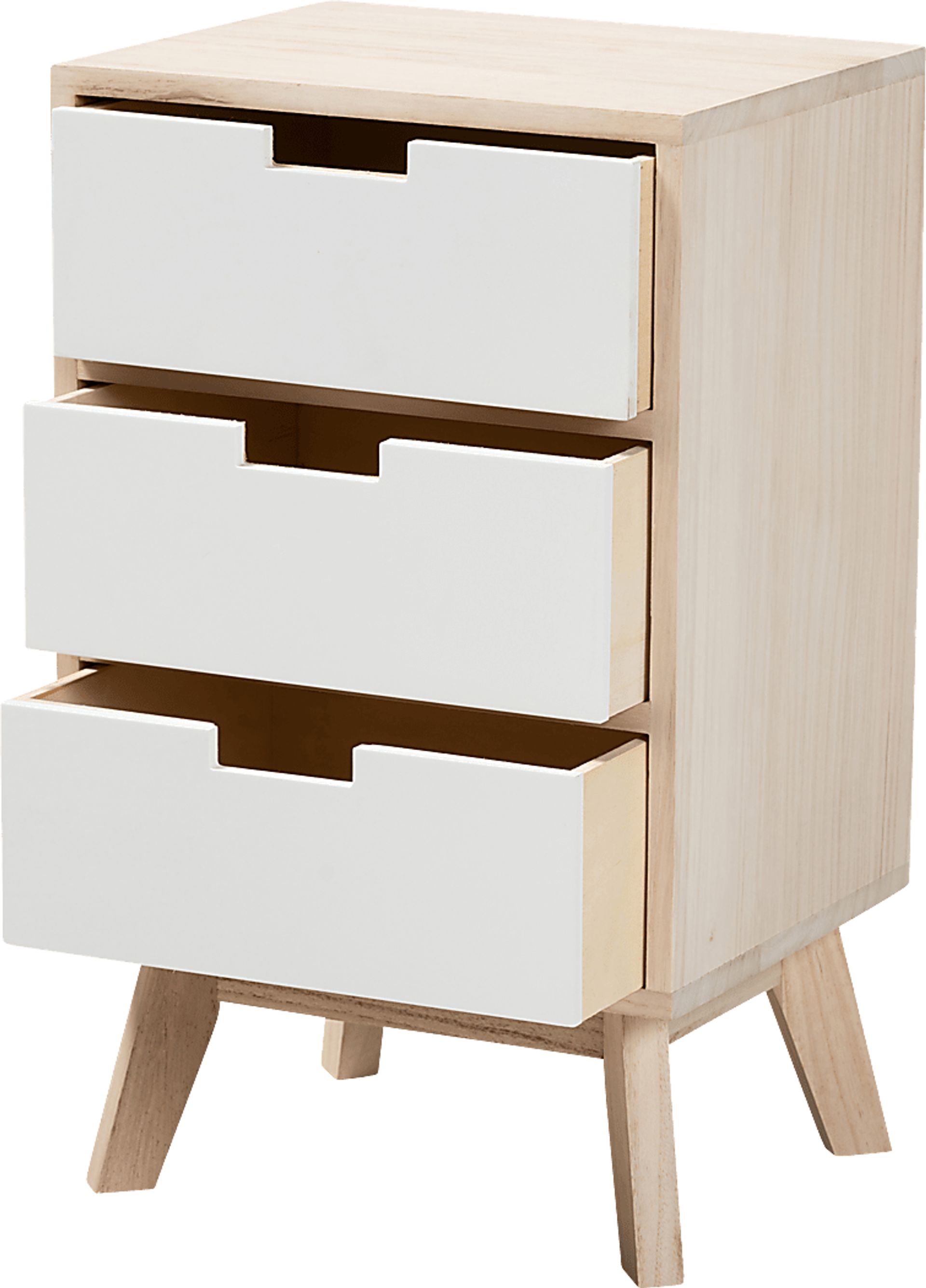 Jamele White Small Nightstand - Image 2