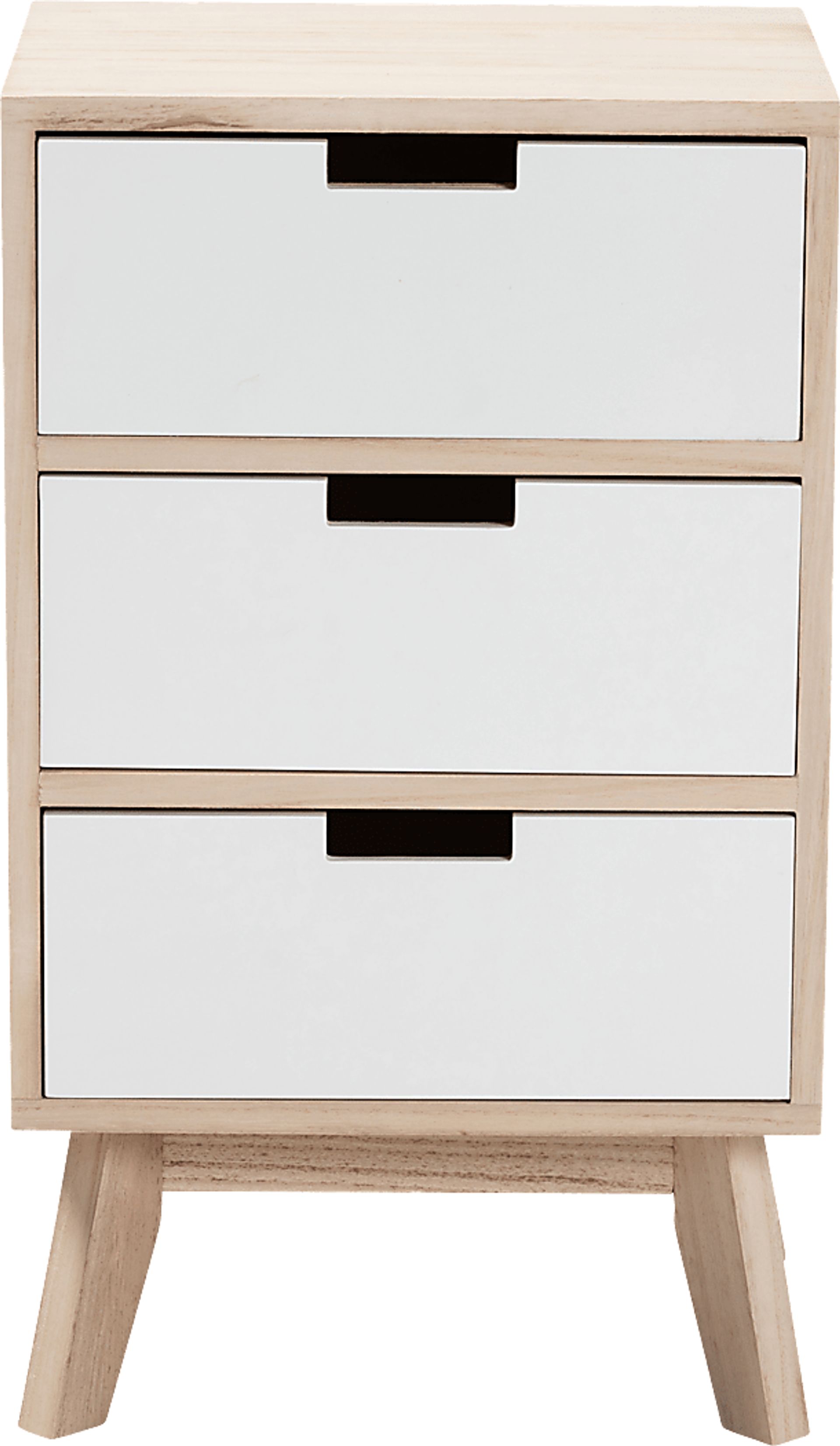Jamele White Small Nightstand - Image 3