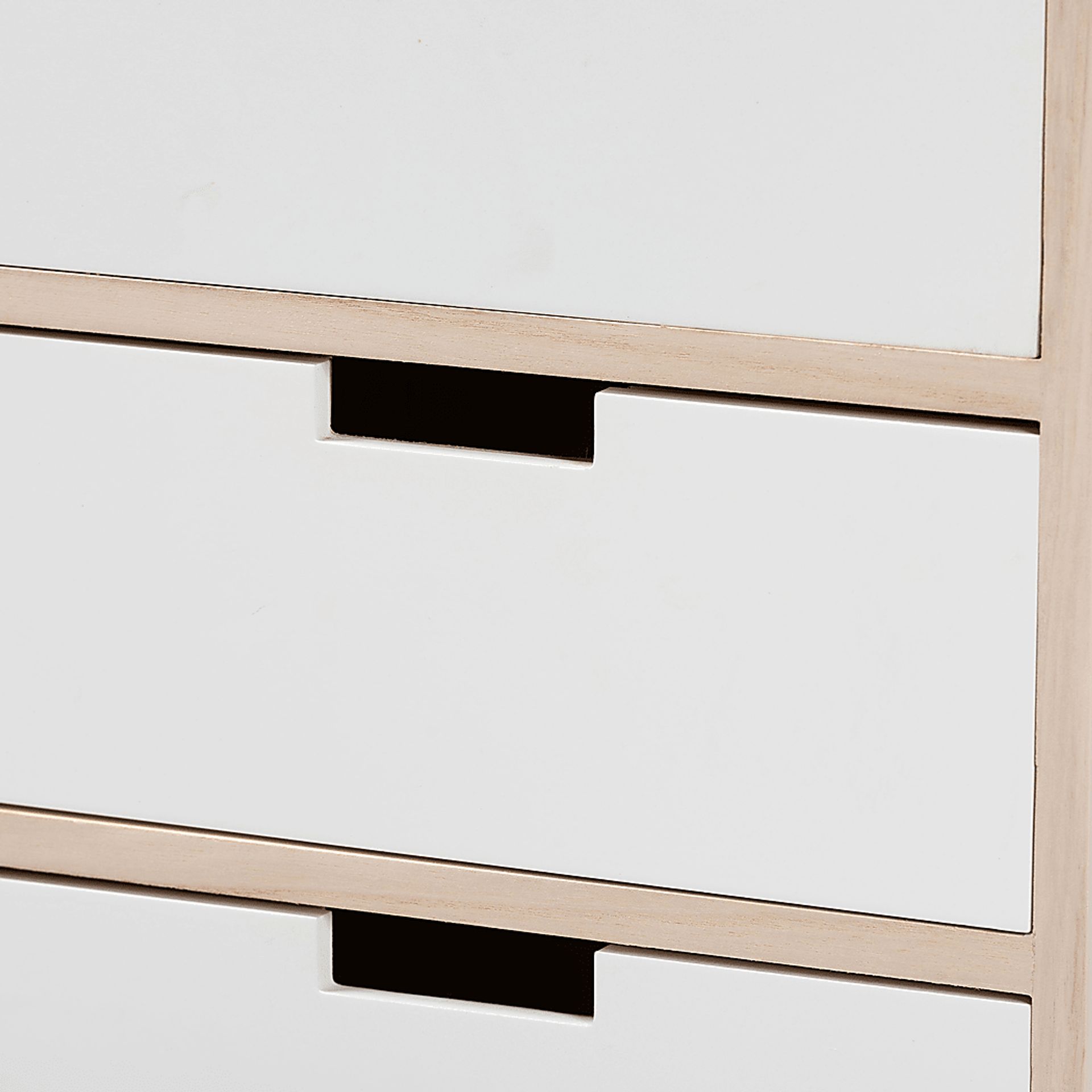 Jamele White Small Nightstand - Image 5