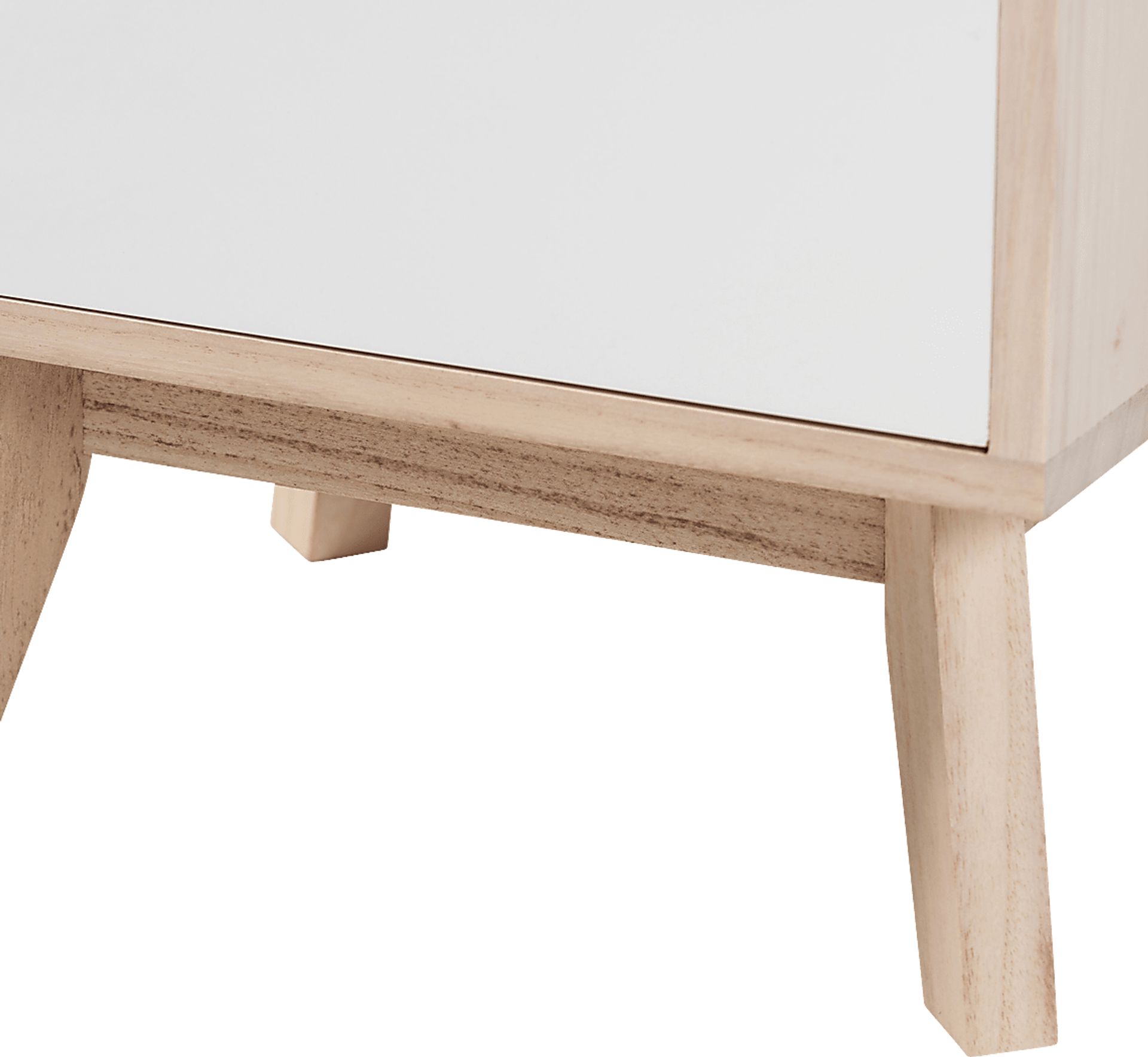 Jamele White Small Nightstand - Image 6