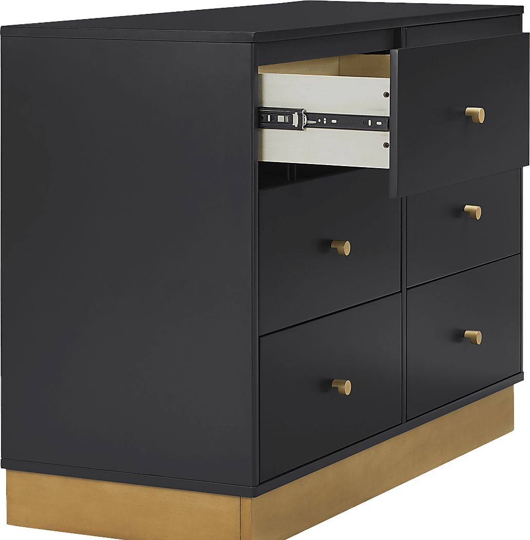 delta midnight grey dresser Children James Acorn,Midnight Gray Dark Wood,Gray 6 Drawer Kids dresser