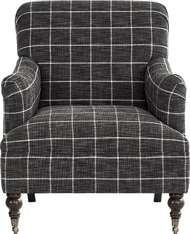 Jamestown Black Accent Chair - Thumbnail - Image 2