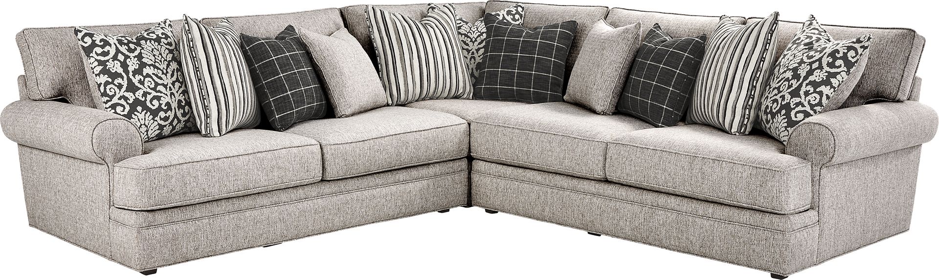 Jamestown Pebble 3 Pc Sectional - Image 1