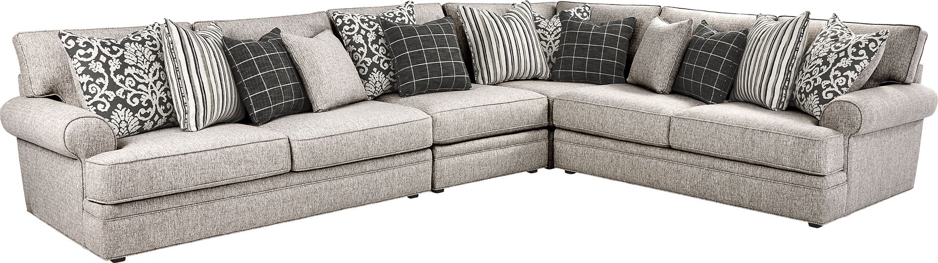 Jamestown Pebble 4 Pc Sectional - Image 1