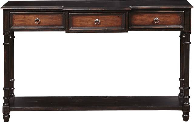 Jamison Brown Sofa Table - Thumbnail - Image 3