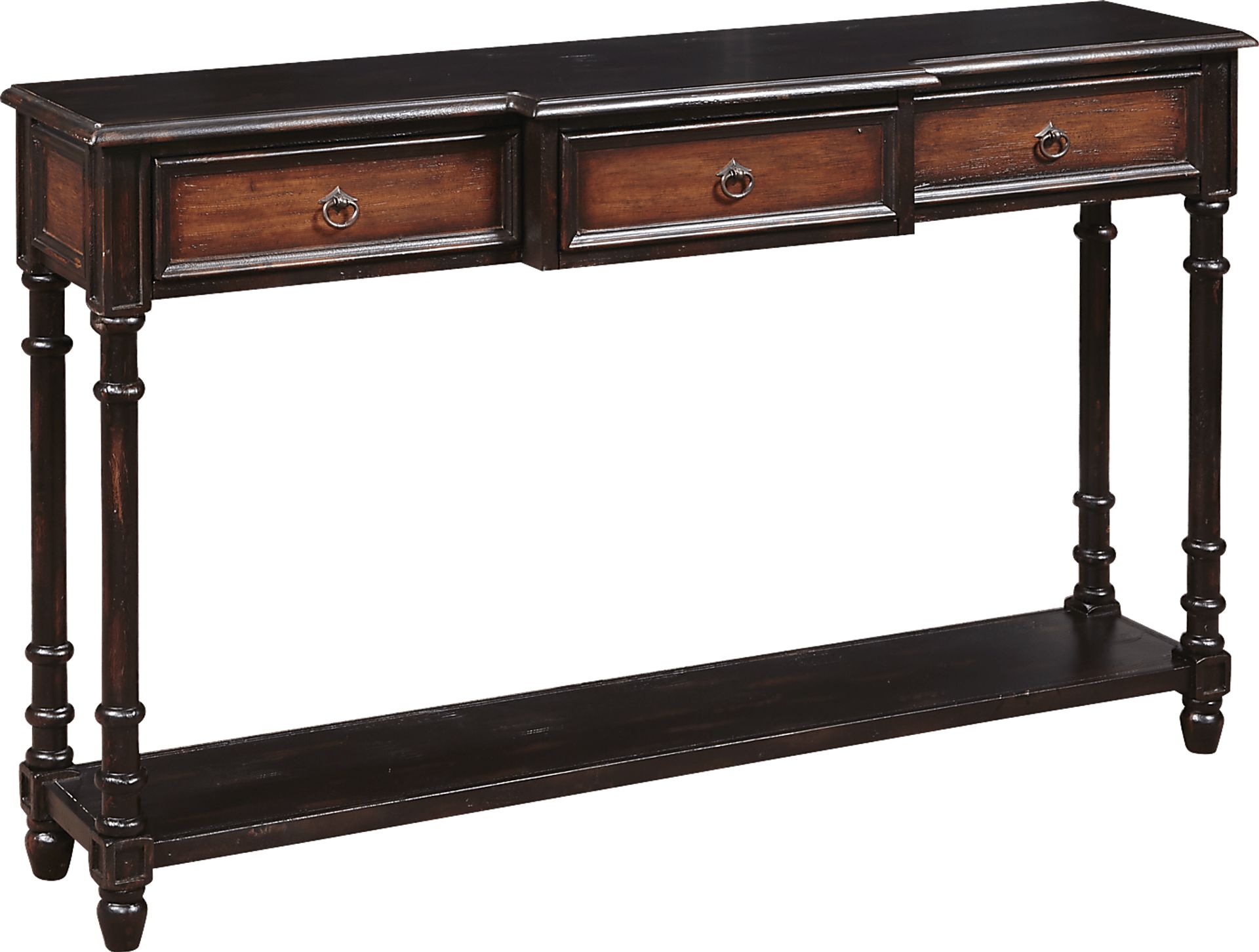 Jamison Brown Sofa Table - Image 1