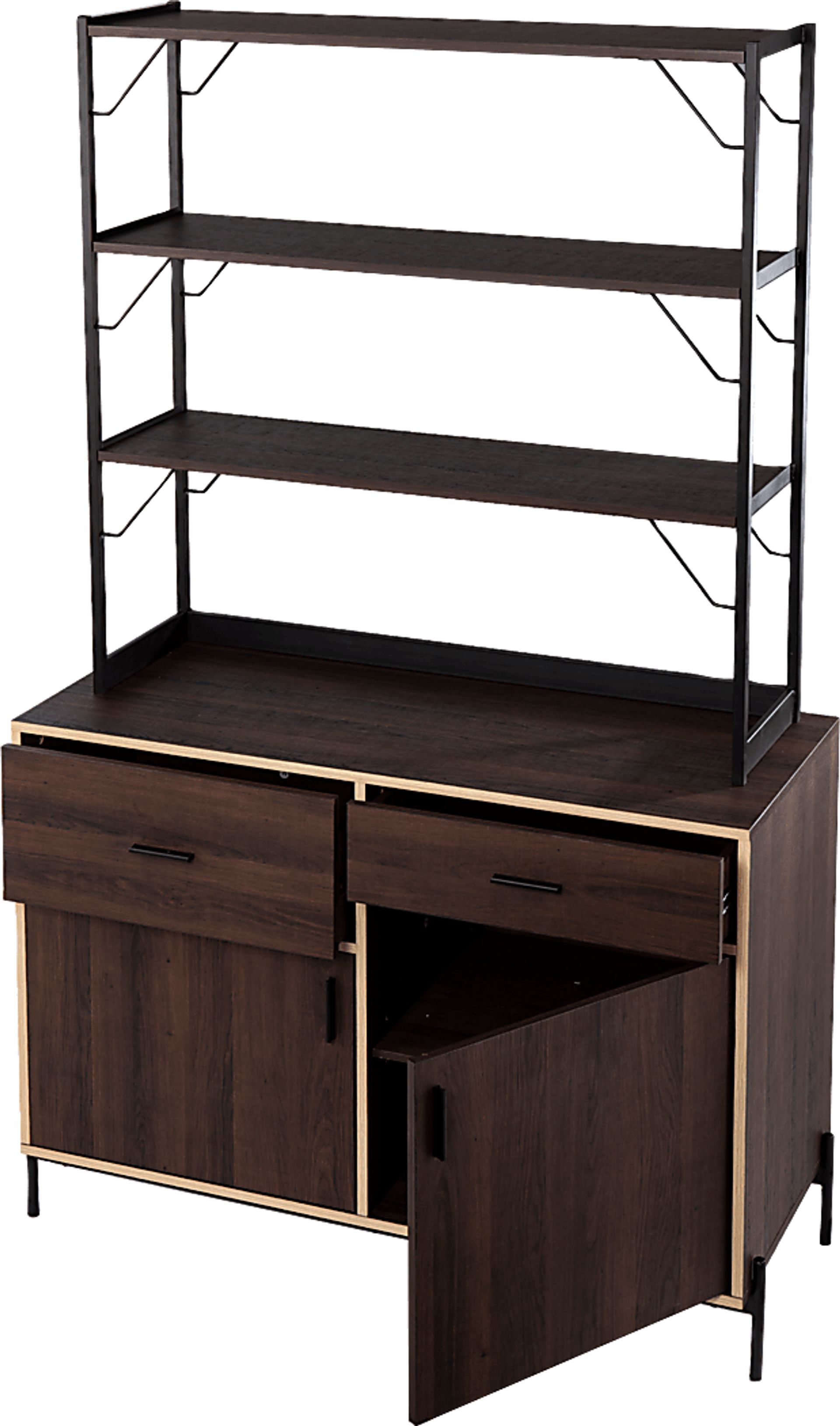Janabyrd Brown Bar Cabinet - Image 5