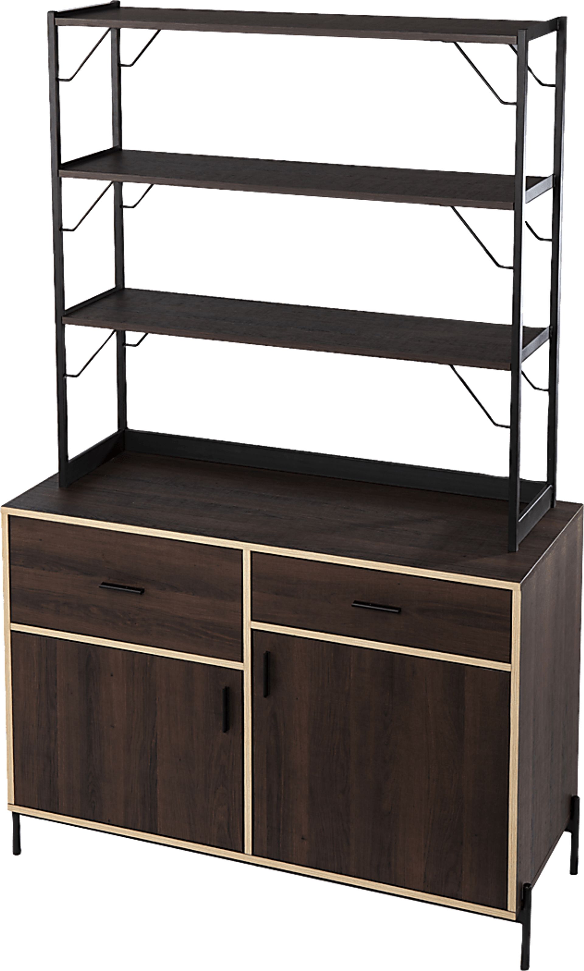 Janabyrd Brown Bar Cabinet - Image 1