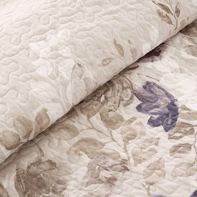 Janelis Taupe 6 Pc King Coverlet Set - Thumbnail - Image 3