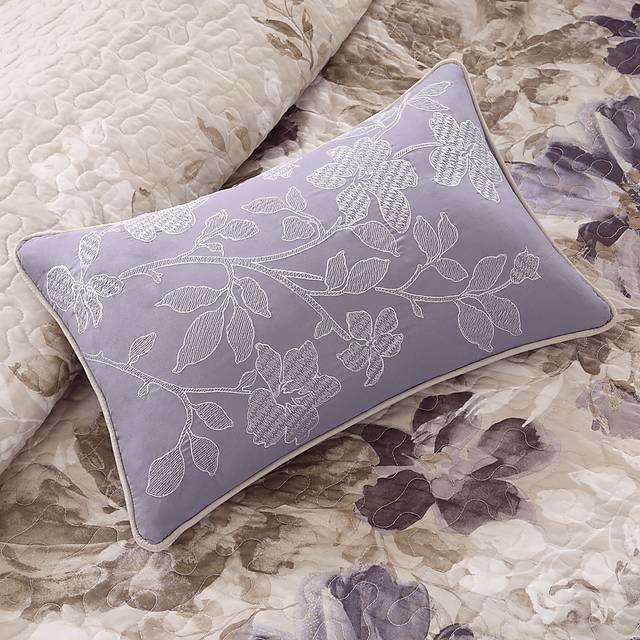 Janelis Taupe 6 Pc King Coverlet Set - Thumbnail - Image 5