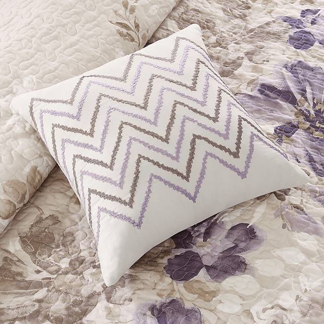 Janelis Taupe 6 Pc King Coverlet Set - Thumbnail - Image 6