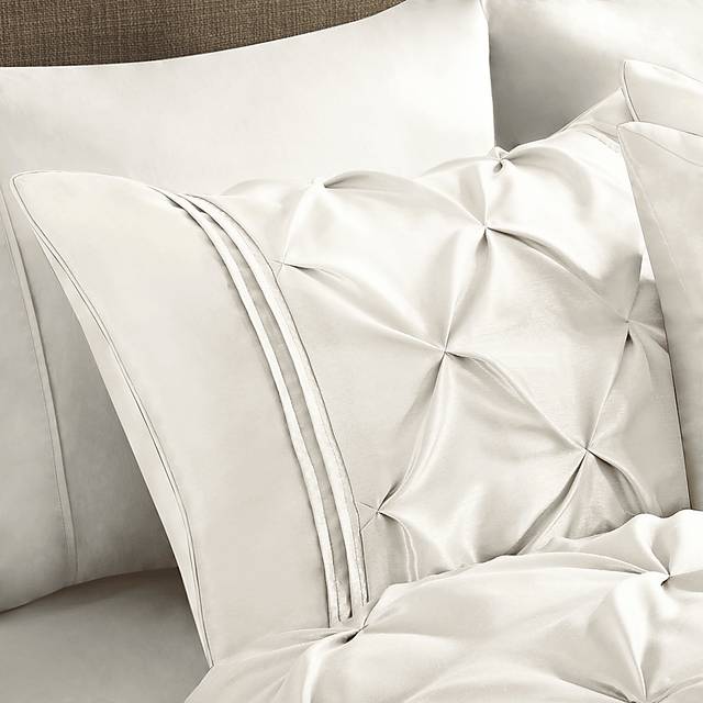 Janelle White 7 Pc King Comforter Set - Thumbnail - Image 2