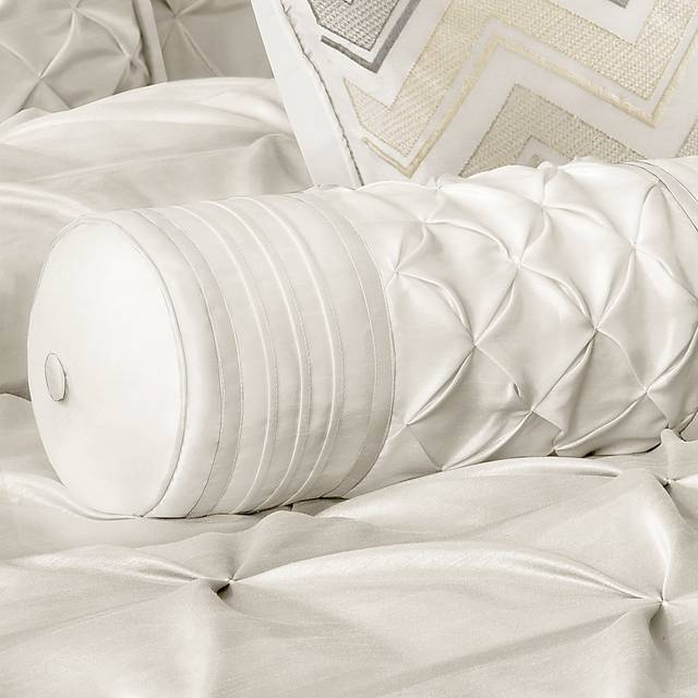 Janelle White 7 Pc King Comforter Set - Thumbnail - Image 3