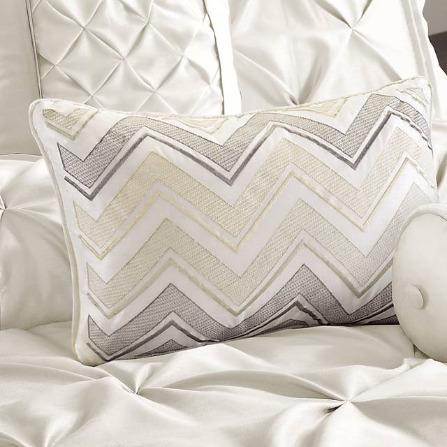 Janelle White 7 Pc King Comforter Set - Thumbnail - Image 4