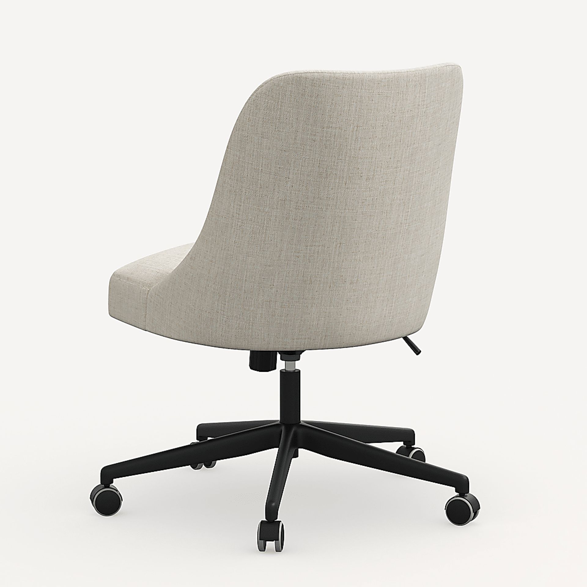 Janeran III White Office Chair - Image 4