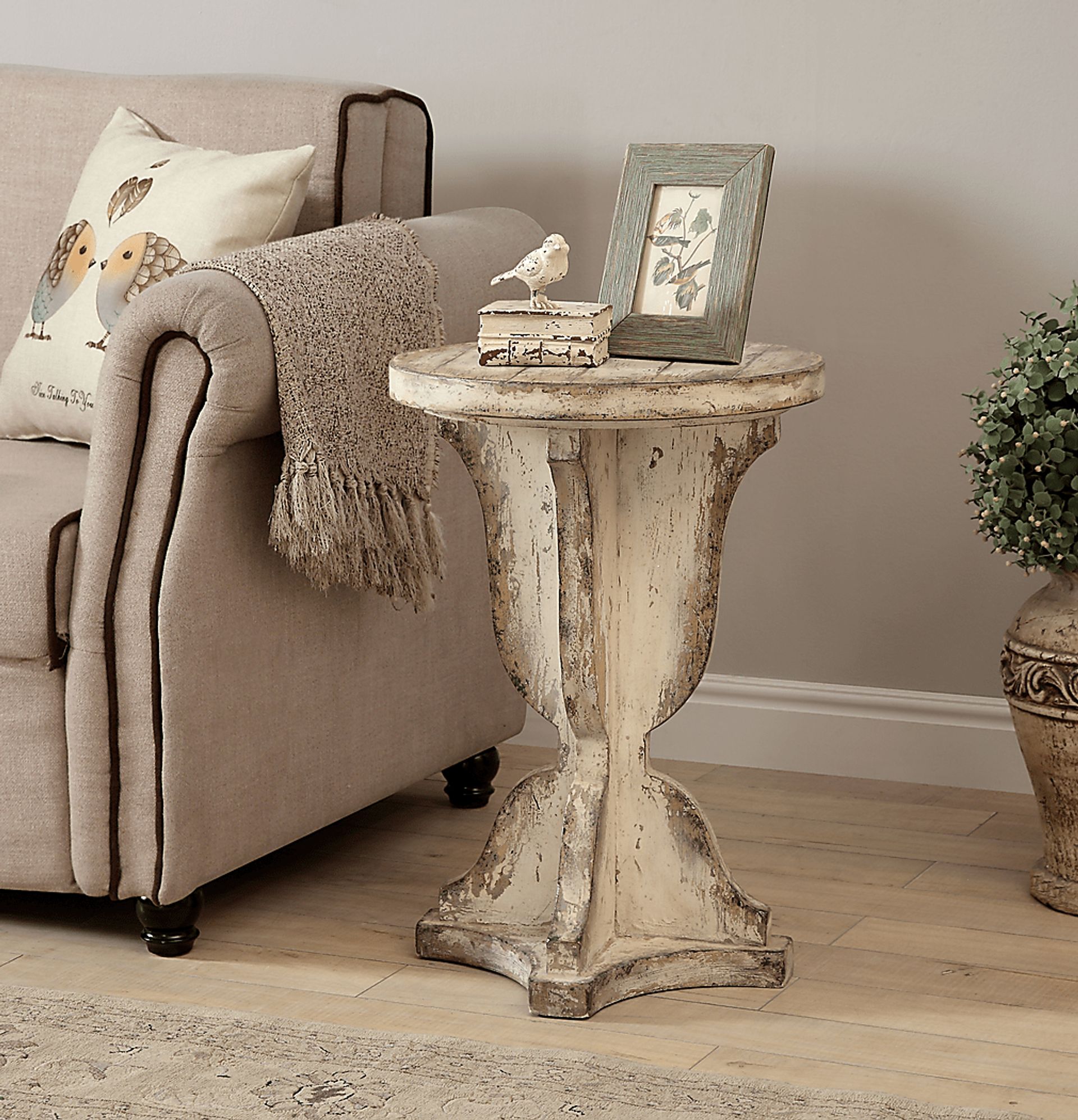 Janetdale Cream Accent Table - Image 4