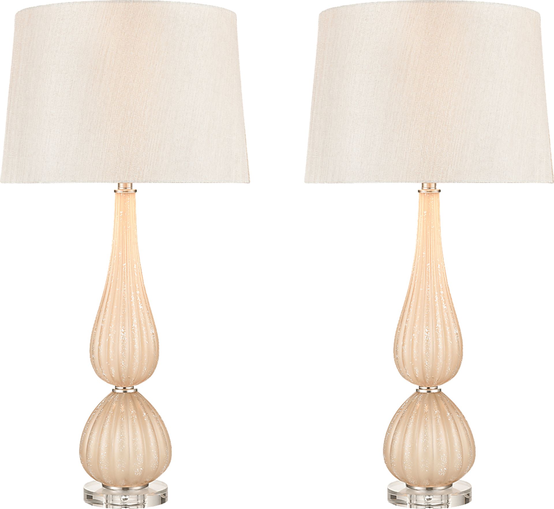 Janette Grove Caramel Lamp, Set of 2 - Image 1