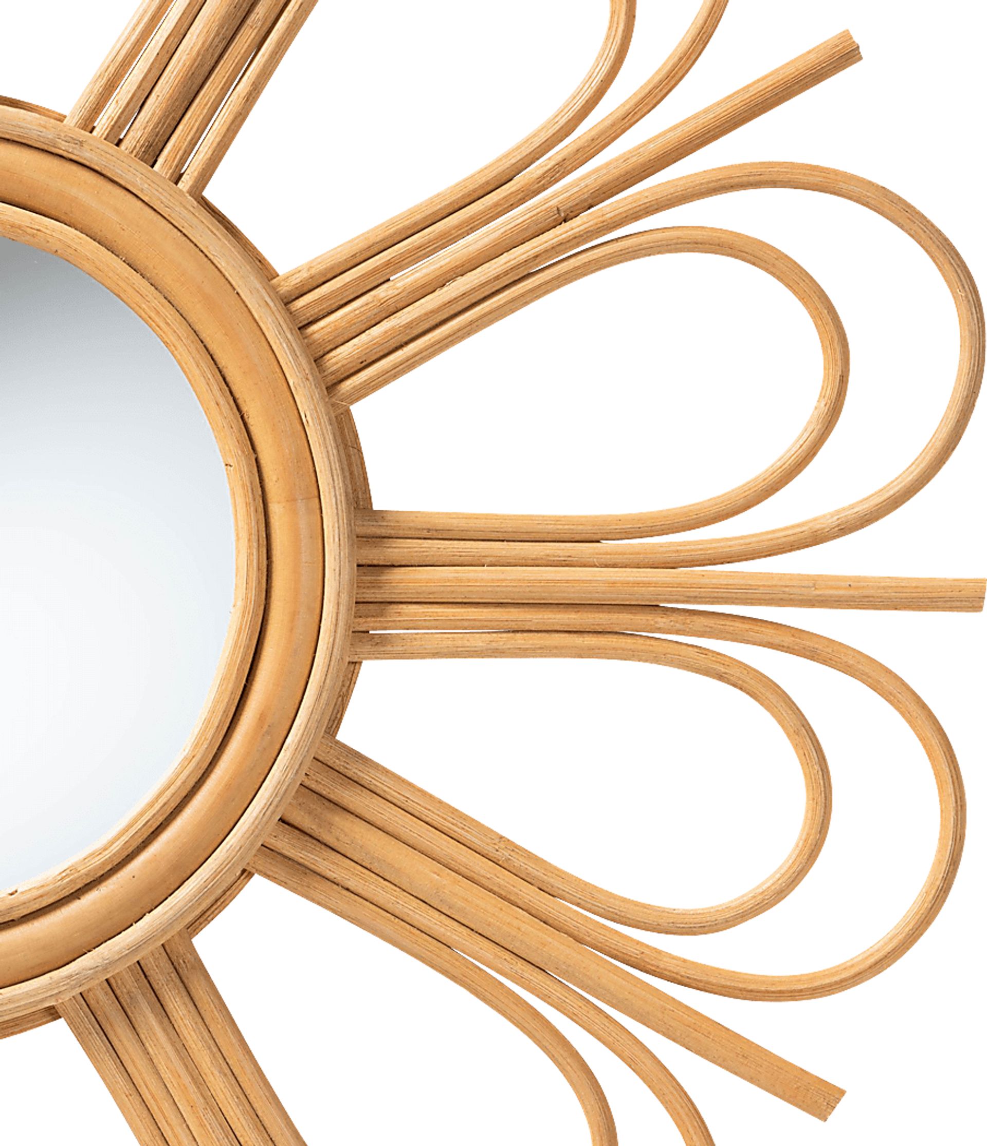 Janila Brown Accent Mirror - Image 3