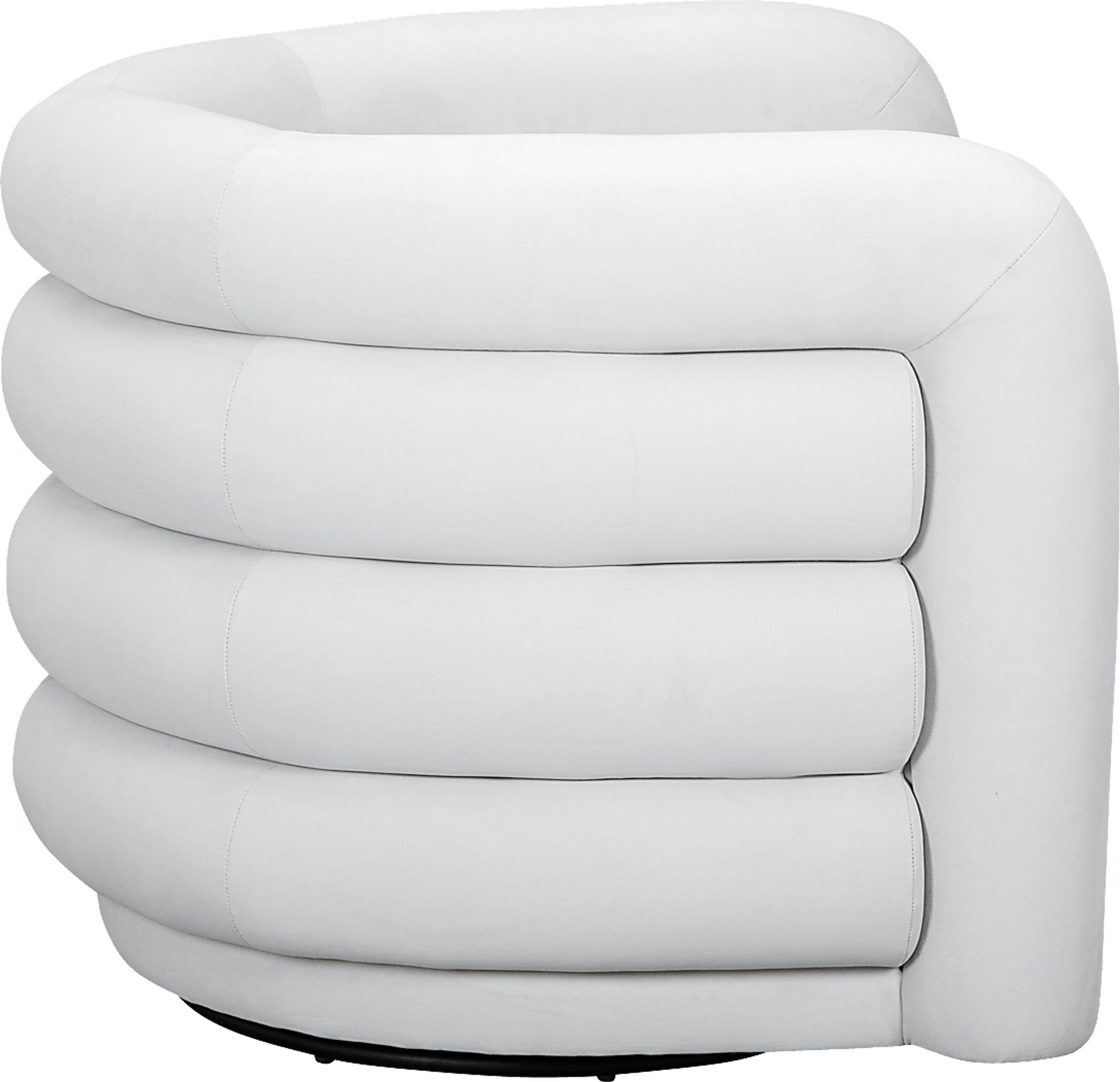 Jannah Beige Swivel Accent Chair - Image 4