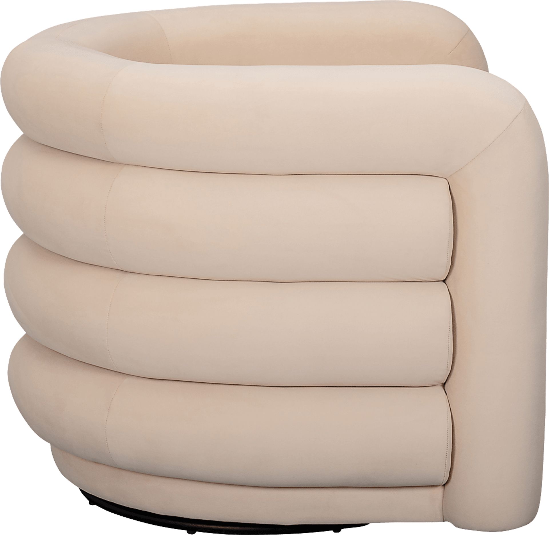 Jannah Red Swivel Accent Chair - Image 4