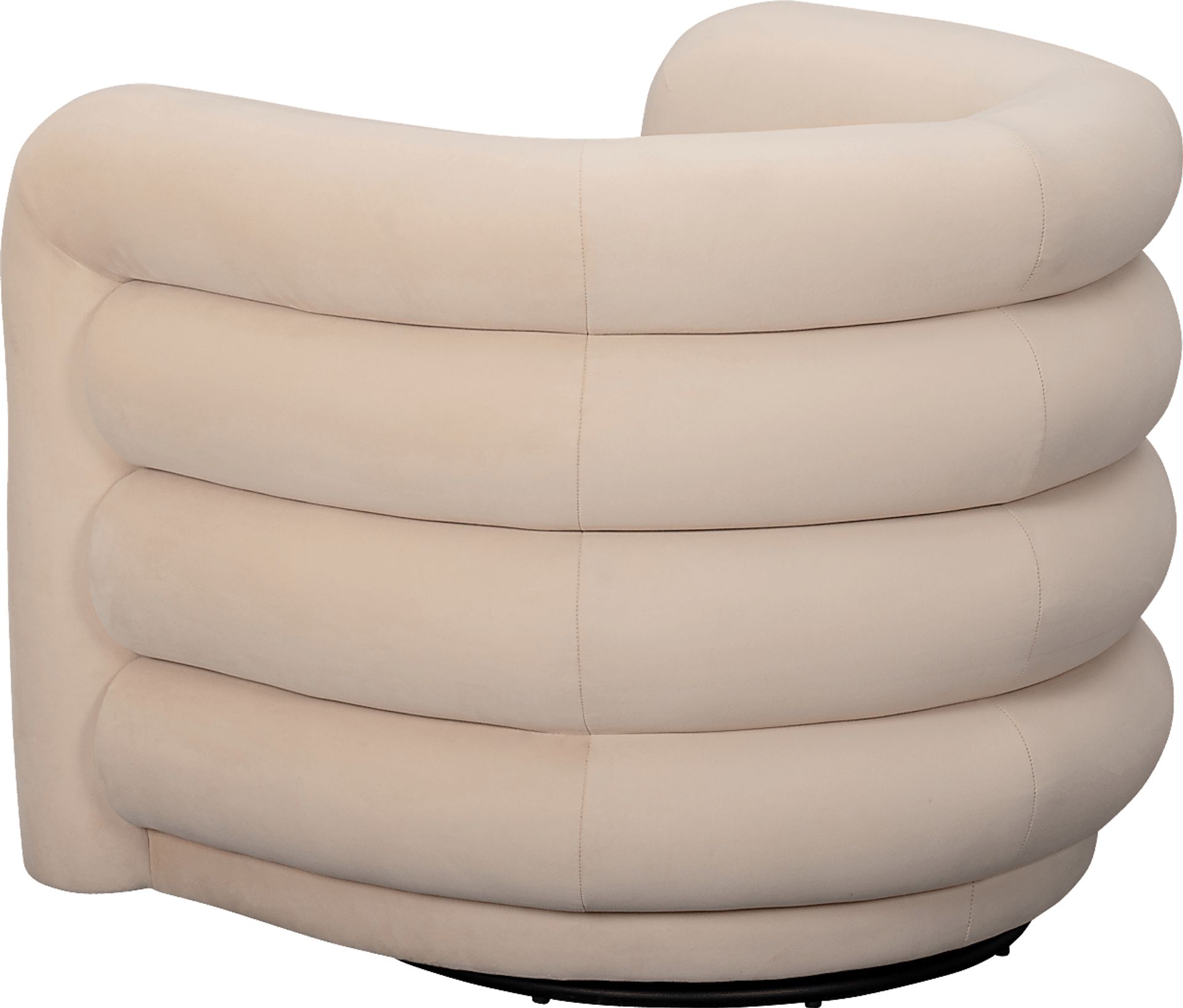Jannah Red Swivel Accent Chair - Image 5