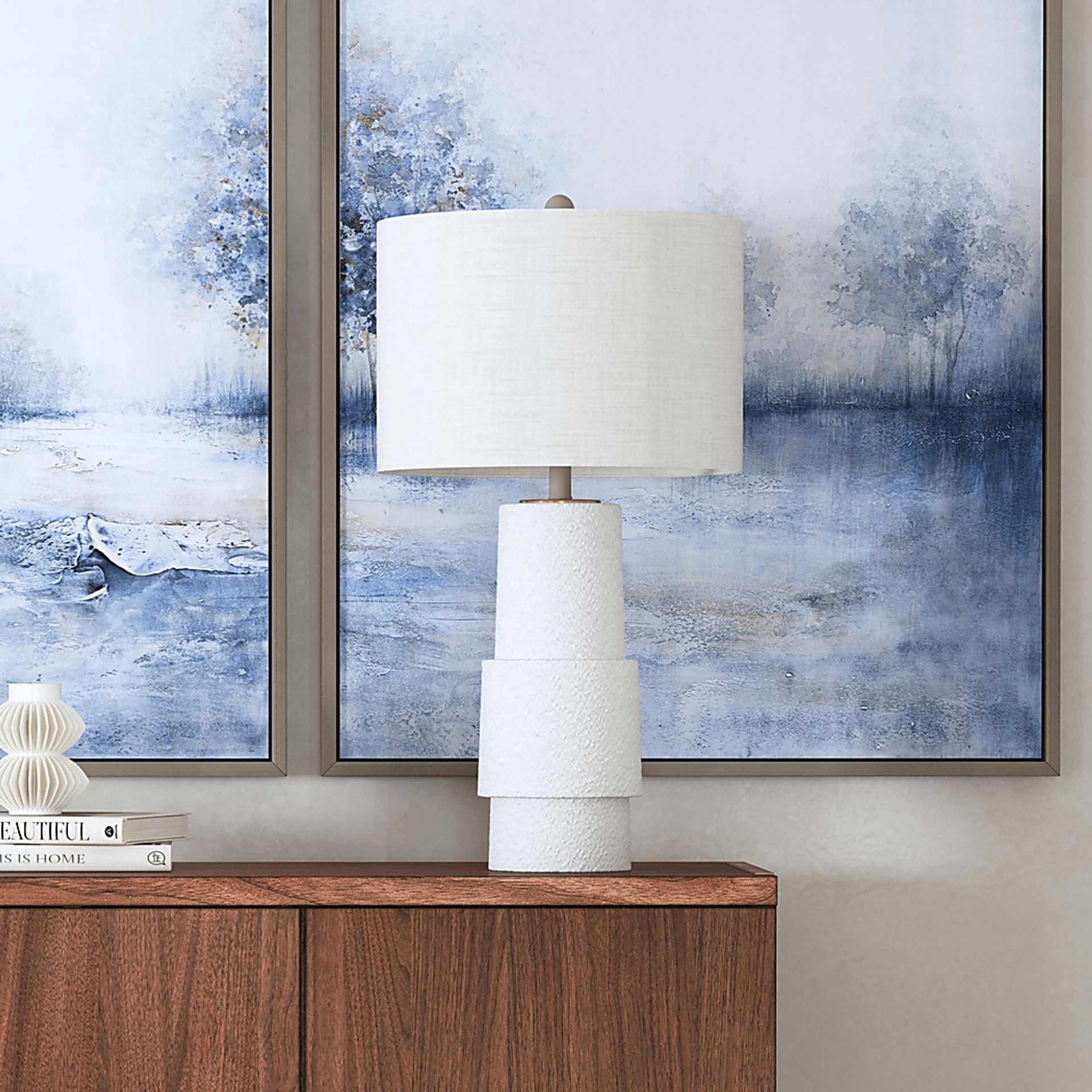 Japonica Farm White Lamp - Image 2