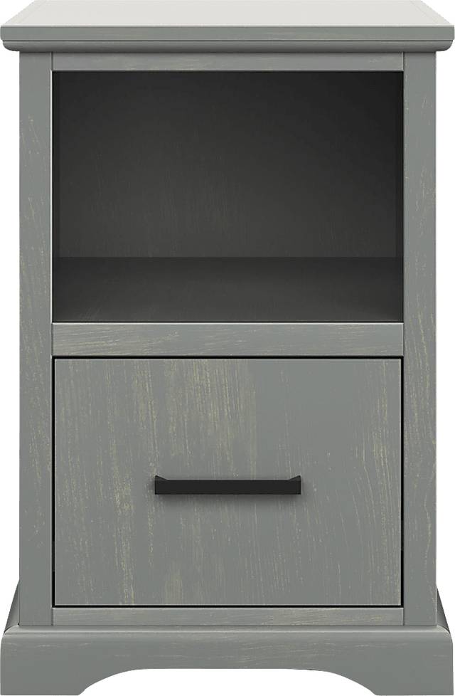 Jareth Gray End Table - Thumbnail - Image 1