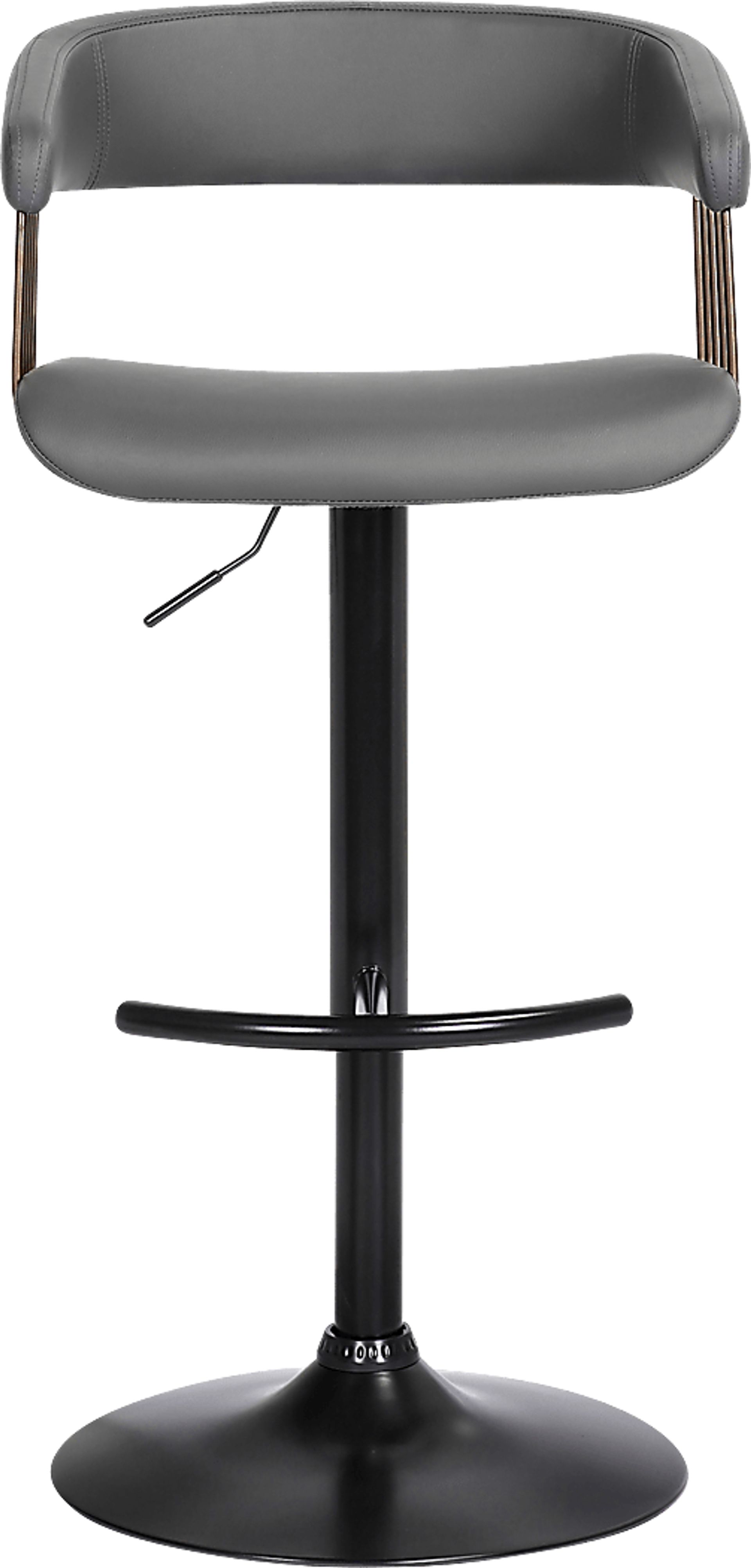 Jariya Gray Adjustable Barstool - Image 3