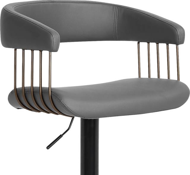 Jariya Gray Adjustable Barstool - Thumbnail - Image 6