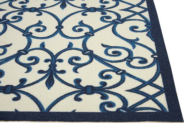 Jarrel Blue 8' x 11' Indoor/Outdoor Rug - Thumbnail - Image 4