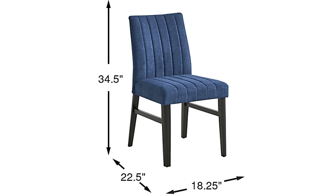 Jarvis Blue Side Chair