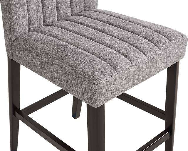 Jarvis White 5 Pc Counter Height Dining Room with Gray Side Chairs - Thumbnail - Image 5