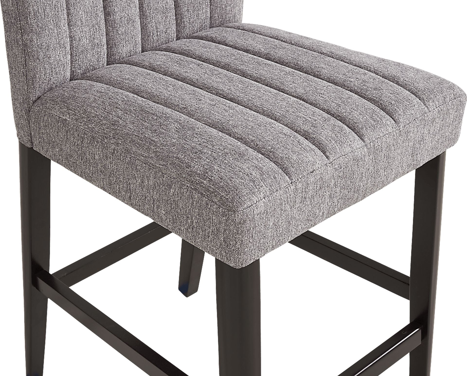 Jarvis White 5 Pc Counter Height Dining Room with Gray Side Chairs - Image 5