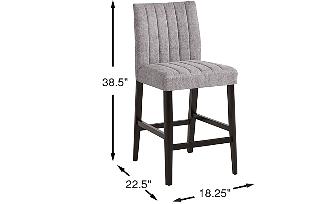 Jarvis Gray Counter Stool
