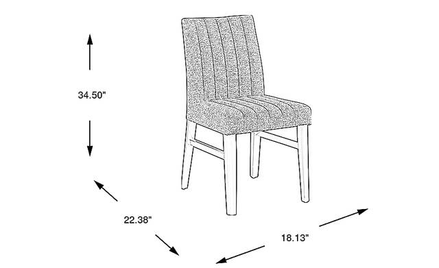 Dimension Image. Please refer to the Dimension Tab on this page for dimension details.