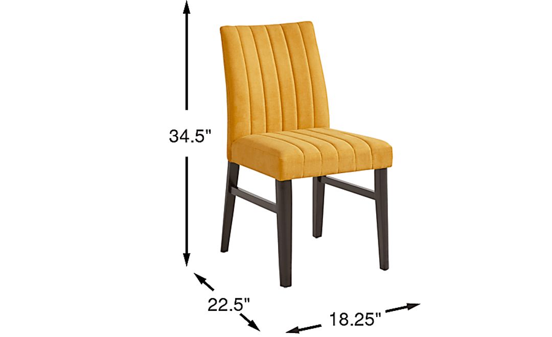 Jarvis Yellow Side Chair
