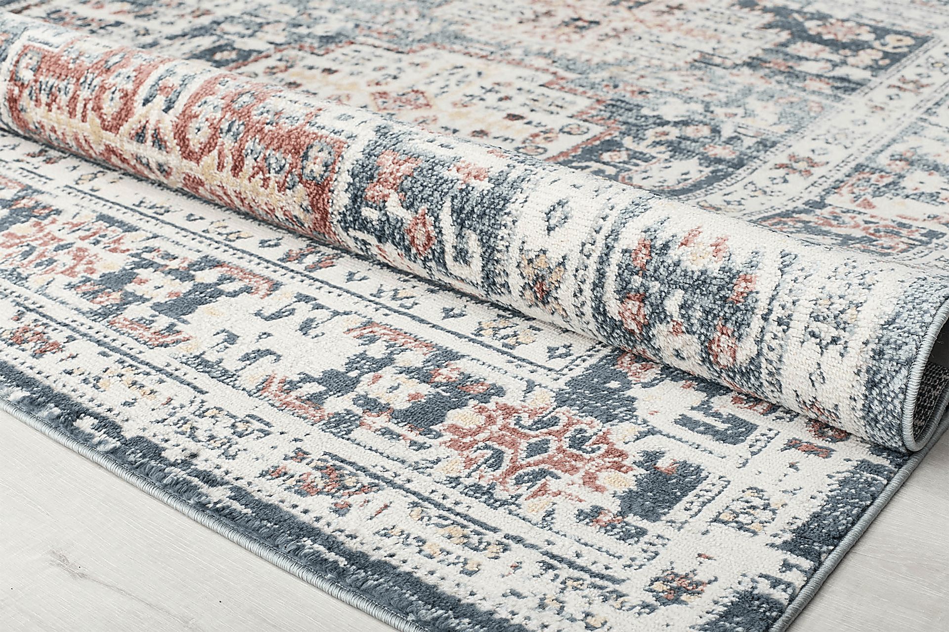 Jaryl 5'3 x 7' Blue Rug - Image 4