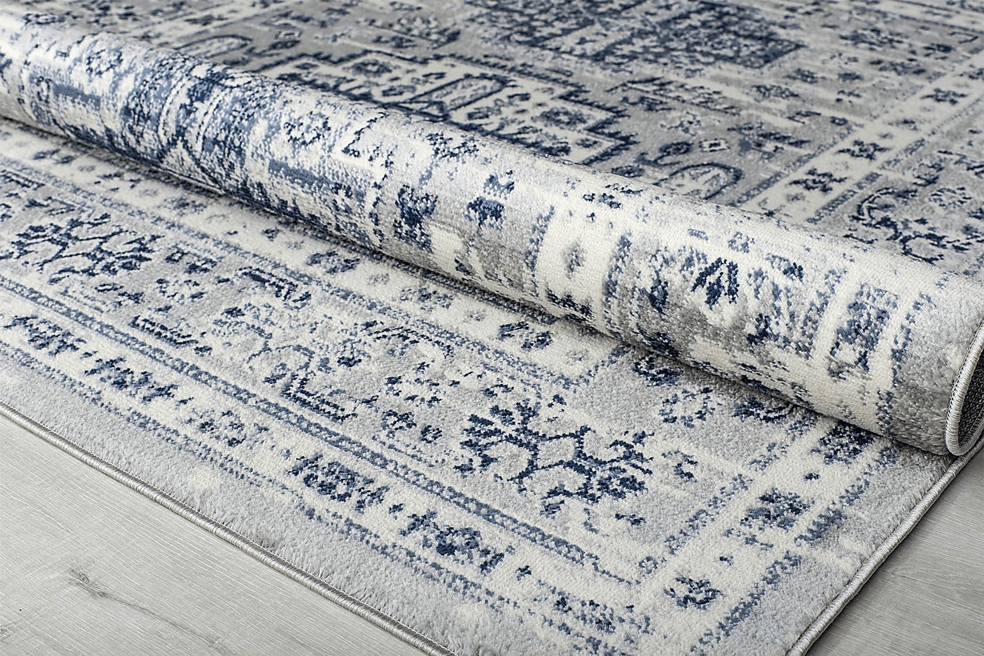 Jaryl 8' x 10' Dark Blue Rug - Image 4