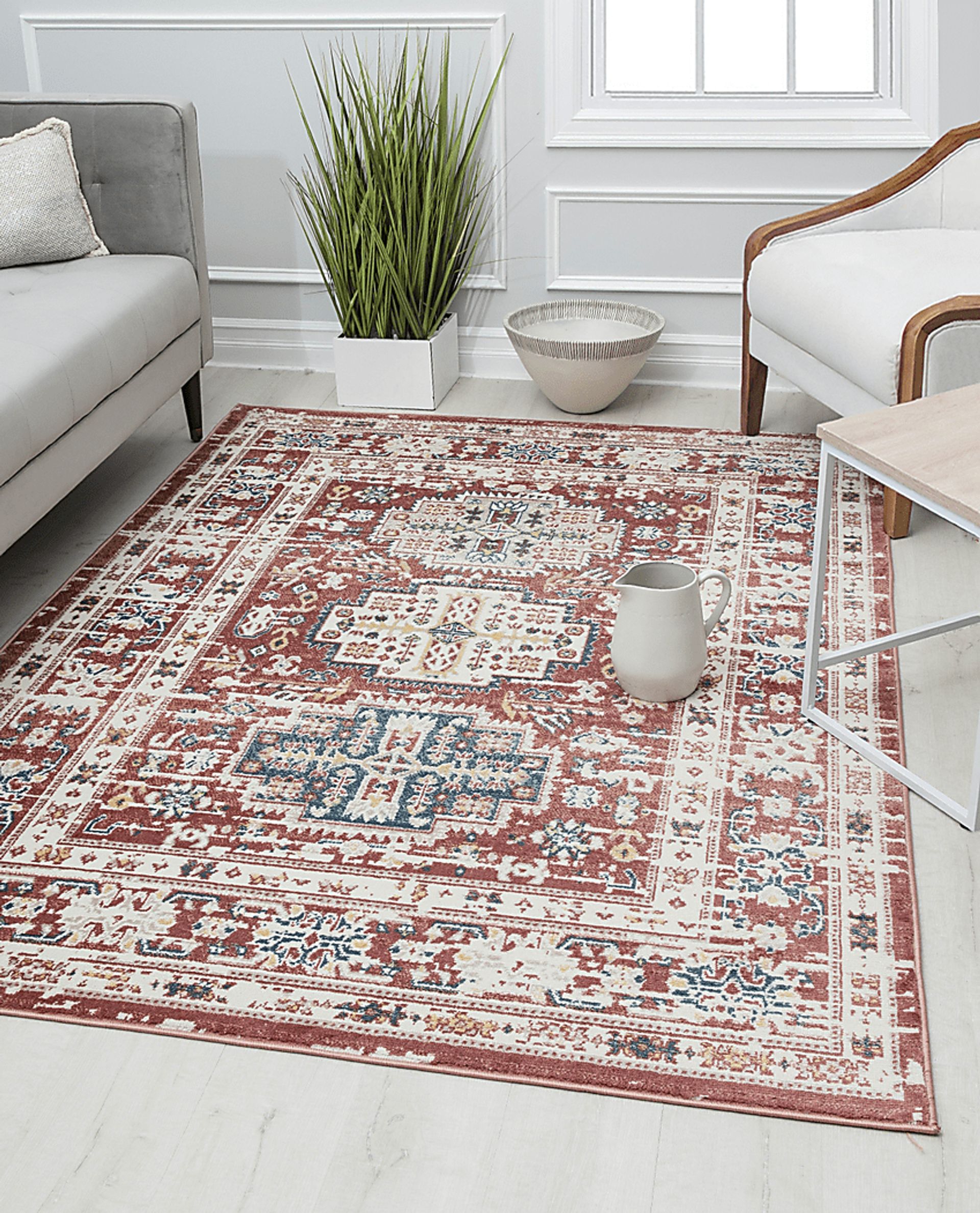 Jaryl 8' x 10' Red Rug - Image 2
