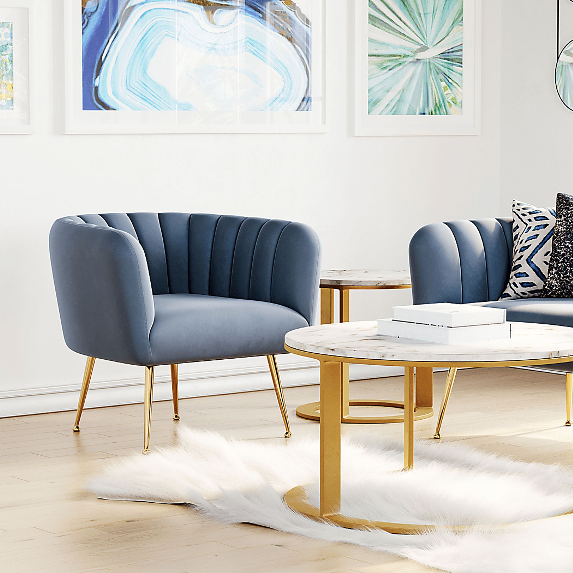 Jasan Gray Accent Chair - Image 2
