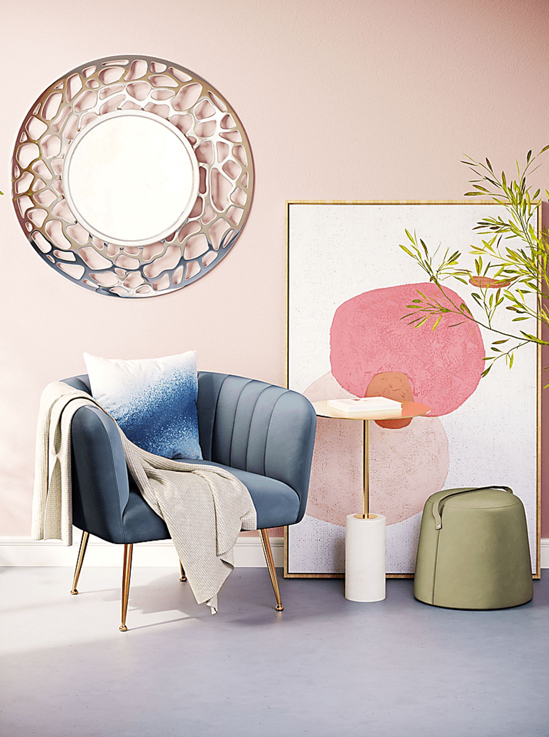 Jasan Gray Accent Chair - Image 5