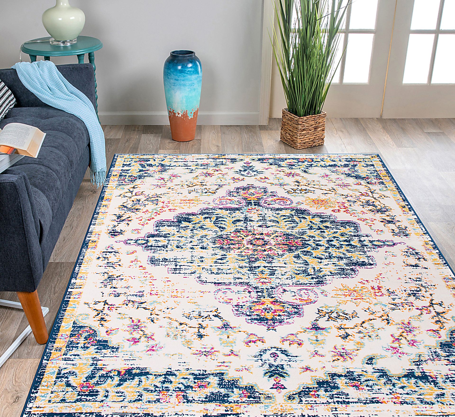 Jasbir Blue 8' x 10' Rug - Image 4