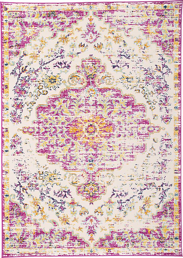 Jasbir Pink 5' x 7' Rug - Thumbnail - Image 1