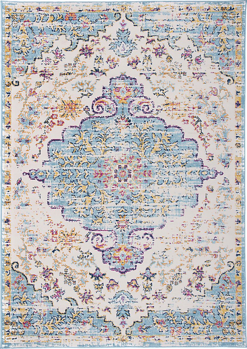 Jasbir Turquoise 3' x 5'  Rug