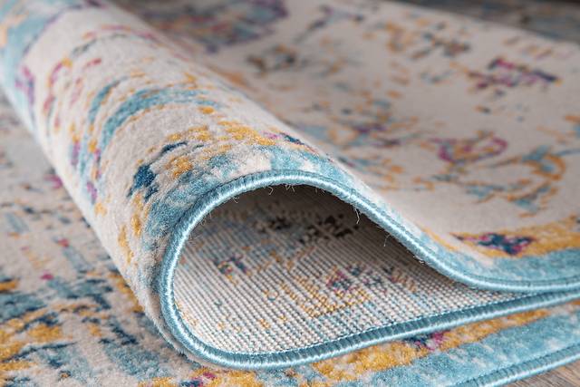 Jasbir Turquoise 5' x 7' Rug - Thumbnail - Image 3
