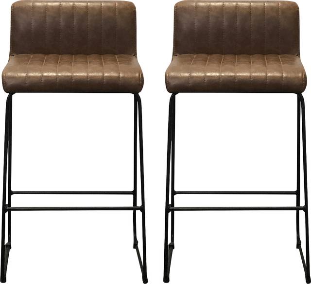 Jasexia Brown Counter Stool, Set of 2 - Thumbnail - Image 1