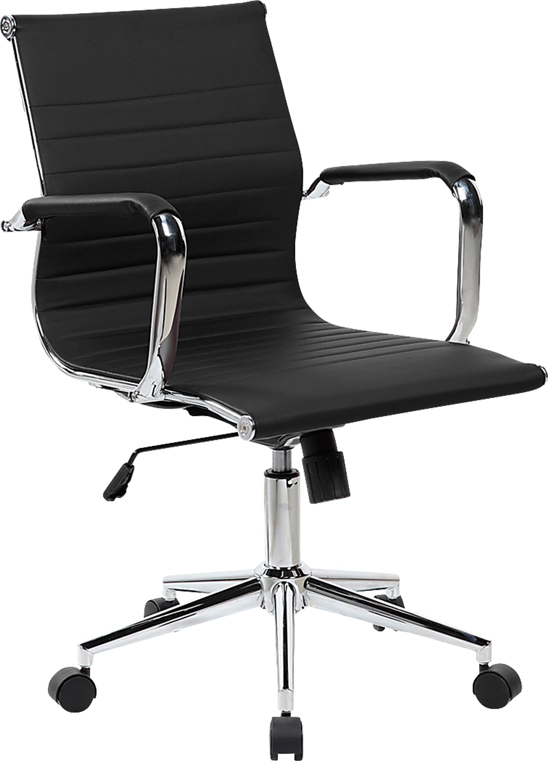Jasih Black Office Chair - Image 3
